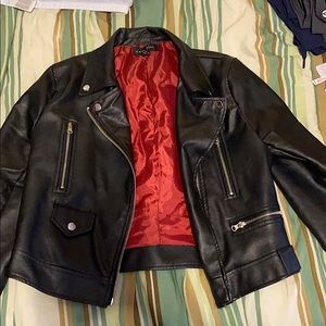 Faux Leather Jacket